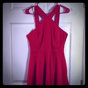Red prom dress